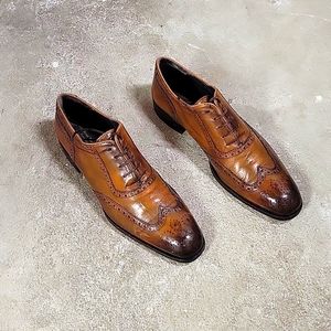 To Boot New York Dress Shoes Burnished Tan